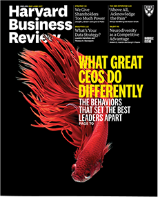 HBR - What Great CEOs Do Differently